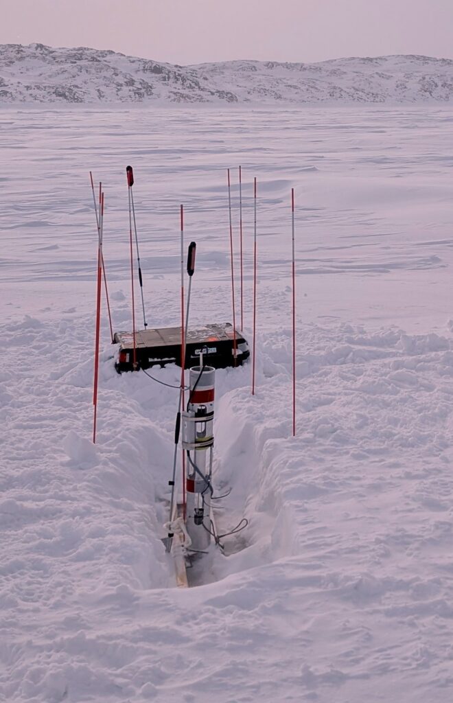 SmartBUOY v5 subsystem testing in the Arctic, 2024-25 season. 